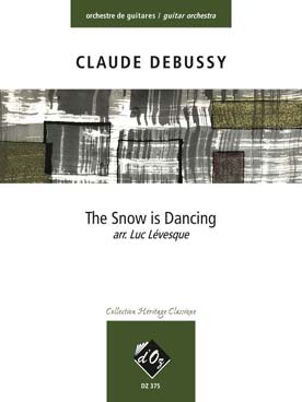 Illustration debussy children's corner : snow dancing