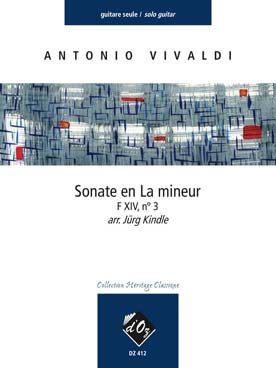 Illustration de Sonate F XVI N° 3 en la m (tr. Kindle)