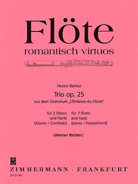 Illustration de Trio op. 25 ext. de l'Enfance du Christ pour 2 flûtes et harpe