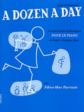 Illustration de A DOZEN A DAY par E. M. Burnam - Livre 1 (bleu), version française niveau préparatoire