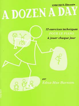 Illustration de A DOZEN A DAY par E. M. Burnam - Livre 2 (vert), version française niveau élémentaire