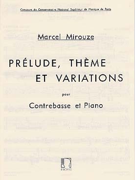 Illustration mirouze prelude, theme et variations