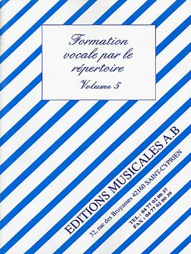 Illustration de Formation de l'oreille par le répertoire série F (cycle 2 et 3) avec fichier MP3 - Vol. 5 : élève 2e année cycle 3