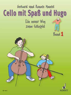 Illustration mantel cello mit spass und hugo vol. 1
