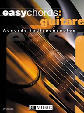 Illustration de EASYCHORDS GUITARE mini format : accords indispensables (diagrammes sans solfège)