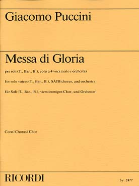 Illustration de Messa di Gloria pour soliste, chœur à 4 voix mixtes (sans accompagnement)