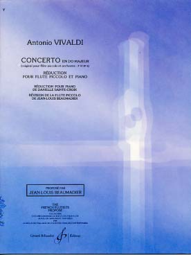 Illustration de Concerto RV 443 en do M FVI N° 4 pour flûte piccolo et piano
