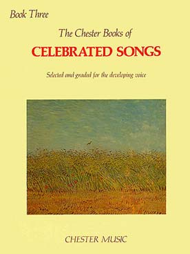 Illustration de CHESTER BOOK of celebrated songs pour voix hautes ou moyennes - vol. 3