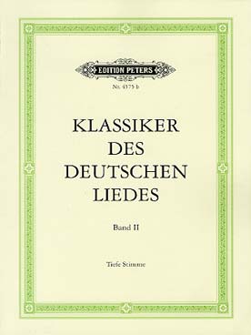 Illustration klassiker deutschen liedes (basse) v. 2