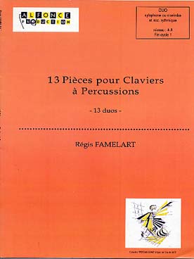 Illustration de 13 Pièces pour claviers à percussions : 13 duos