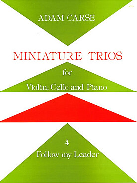 Illustration de Miniature trios pour violon, violoncelle et piano - Vol. 4