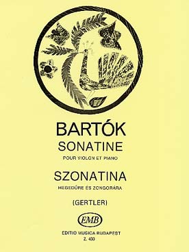 Illustration bartok sonatine violon/piano