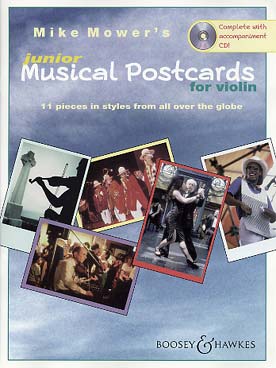 Illustration de Mike Mower's Junior Musical Postcard avec CD