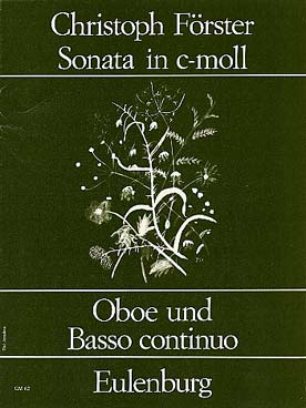 Illustration de Sonate en do m pour hautbois et basse continue