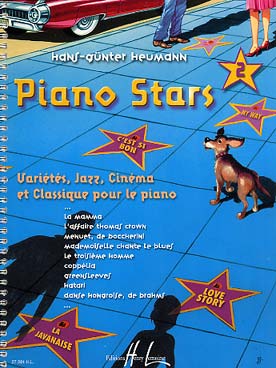 Illustration de PIANO STARS : variétés, jazz, cinéma et classique pour le piano (tr. Heumann) - Vol. 2