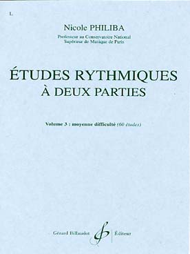 Illustration de Etudes rythmiques à 2 parties vol. 3