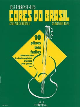 Illustration de Cores do Brasil (couleurs du Brésil) : 10 pièces très faciles, adaptation libre de chants populaires