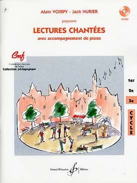 Illustration de Lectures chantées avec accompagnement de piano et CD play-along - Vol. 3 : cycle 3