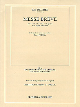 Illustration delibes messe breve a 2/3 voix egales