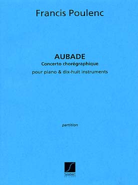Illustration de Aubade pour piano et 18 instruments