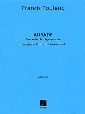 Illustration de Aubade pour piano et 18 instruments