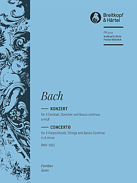 Illustration de Concerto pour 4 clavecins BWV 1065 en la m