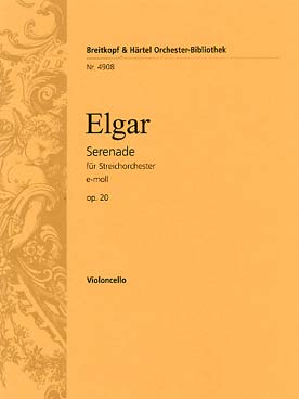 Illustration de Sérénade op. 20 - Violoncelle