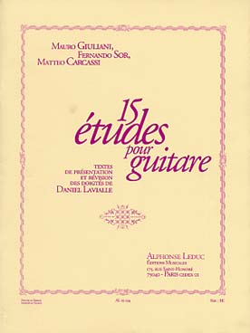 Illustration de 15 Études pour guitare    
