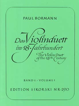 Illustration de DUOS POUR VIOLON AU 18e siècle - Vol. 1
