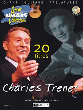 Illustration de 20 Chansons avec accompagnement guitare (solfège/Tab) + CD play-along inclus