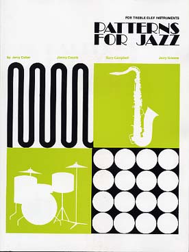 Illustration de Patterns for jazz for treble clef (clé de sol) instruments