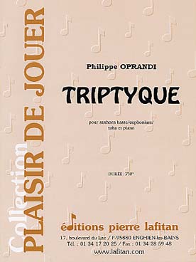 Illustration de Triptyque pour saxhorn basse ou tuba ou euphonium et piano