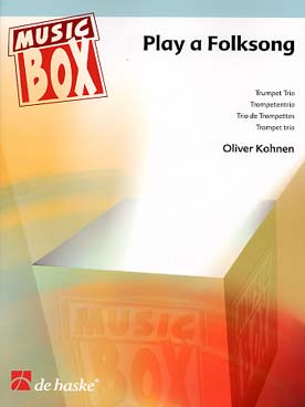 Illustration de Play a folksong pour 3 trompettes