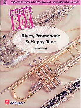 Illustration de Blues, promenade & happy tune pour quintette à vent à instrumentation variable