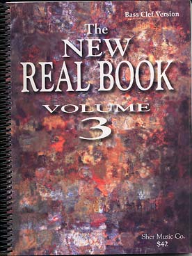 Illustration de NEW REAL BOOK LEGAL La "Bible" des musiciens de Jazz : 430 pages de thèmes avec grilles - Vol. 3 en clé de fa