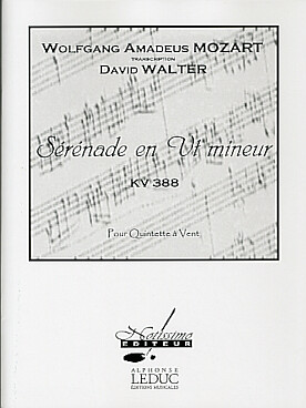 Illustration de Sérénade K 388 en do m, tr. Walter pour quintette à vent (C + P)
