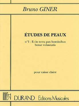 Illustration de Études de peaux - N° 1 : Et in terra Pax