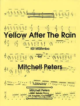 Illustration de Yellow after the rain pour marimba