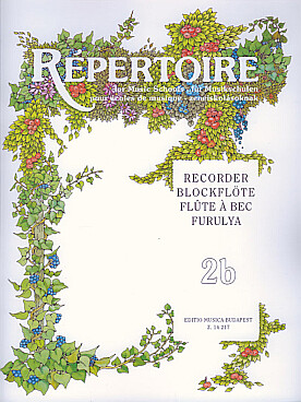Illustration de Répertoire école de musique pour flute à bec - Vol. 2 B