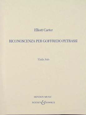 Illustration de Riconoscenza per Goffredo Petrassi