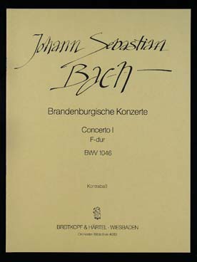 Illustration de Concerto BWV 1046 en fa M - partie de contrebasse