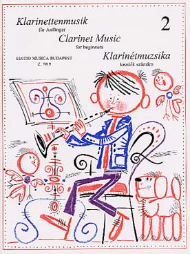 Illustration clarinet music for beginners vol. 2
