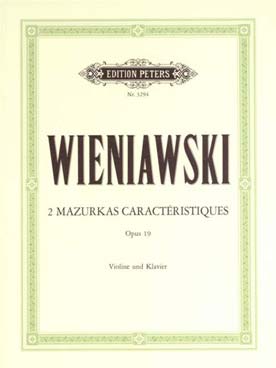 Illustration de 2 Mazurkas caractéristiques op. 19
