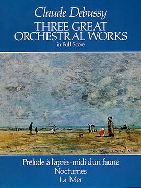 Illustration debussy prelude faune/nocturnes/la mer
