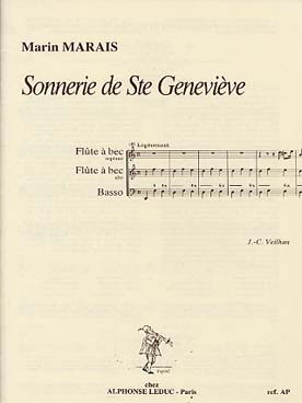 Illustration de Sonnerie de Ste Geneviève du Mont pour flûte à bec soprano et alto et basse continue