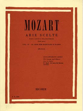 Illustration de Airs d'opéras - Vol. 4 : 22 airs pour baryton et basse