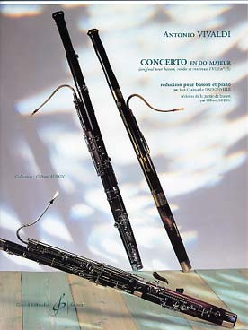 Illustration de Concerto en do M F:VIII N° 13 pour basson, cordes et continuo, réduction piano