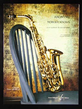Illustration de Nobody knows (tr. Goupy pour quatuor de saxophones)