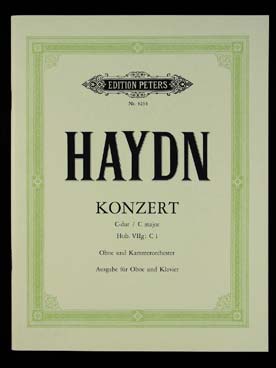 Illustration de Concerto Hob VII g: C1 en  do M - éd. Peters
