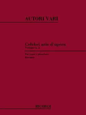 Illustration de Célèbres airs d'opéra - Vol. 5 : voix baryton